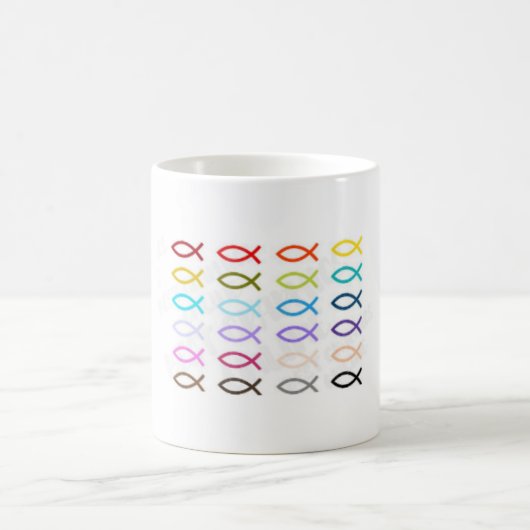 Christlicher Fisch Kaffeetasse (Mittel)