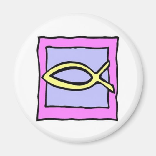 Christlicher Fisch Magnet (Vorne)
