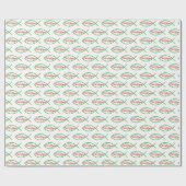 Christlicher Fisch Religious Ichthys Ichthus Geschenkpapier (Flach)