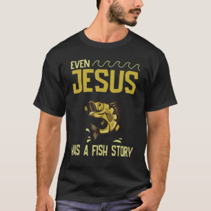 Christlicher Fischer, sogar Jesus hat eine Fischge T-Shirt
