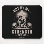 Christlicher Fitnessraum nicht nach meiner Stärke, Mousepad (Vorne)
