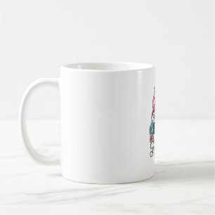 Christlicher Flamingo Mädchen Vintage Kaffeetasse