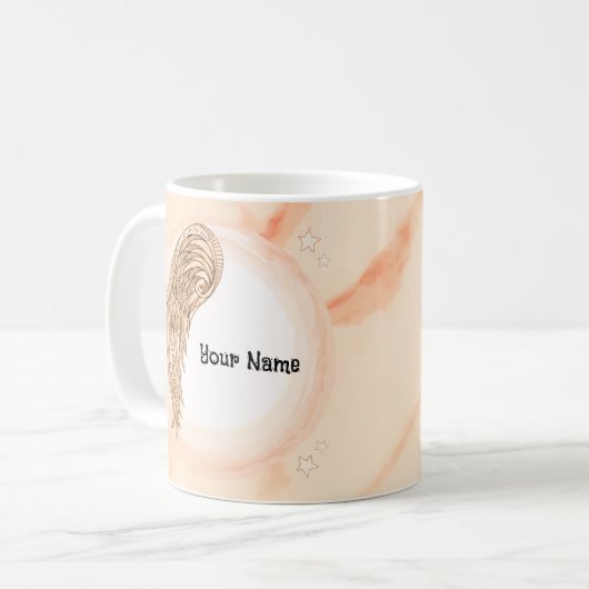 Christlicher Flügelengel Kaffeetasse (Vorderseite Links)