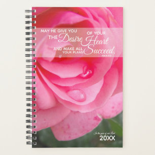 Christlicher Frauenplaner - Rote Rose Planer
