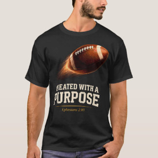 Christlicher Fußball mit einem Zweck geschaffen T-Shirt