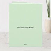 CHRISTLICHER GEBURTSTAG-MÄDCHEN UND KATZKUNSTPHILI KARTE (Rückseite)