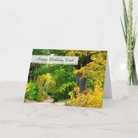 Christlicher Geburtstag Vater Vater-Schrift Karte (Vorderseite)