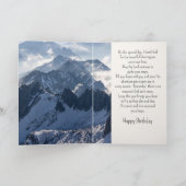 Christlicher Geburtstag Wunderbarer Sohn Inspirati Feiertagskarte (Innenseite)