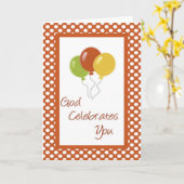 Christlicher Geburtstags-Gruß Karte (Gelbe Blume)