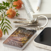 Christlicher Gedenkweg Foto Gebetswaldweg Schlüsselanhänger (Vorderseite rechts)