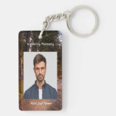 Christlicher Gedenkweg Foto Gebetswaldweg Schlüsselanhänger (Rückseite)