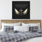 Christlicher Geist und Kreuz 2 Timothy 1:7 Schrift Leinwanddruck (Insitu (Schlafzimmer))