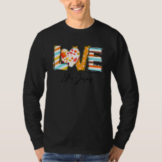 Christlicher Gepard Leopard Liebe wie Jesus Dank T-Shirt
