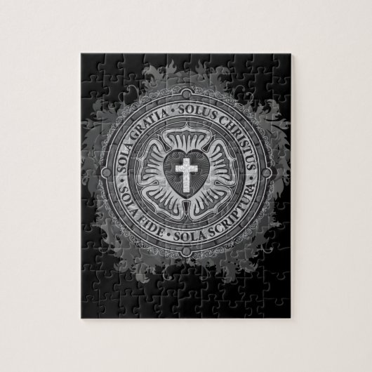 Christlicher Geschenk Luther Rose Puzzle (Vertikal)