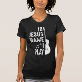 Christlicher Gitarrenspieler T-Shirt (Vorderseite)