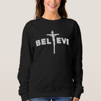 Christlicher Glaube an Christus Zitat Weihnachten  Sweatshirt