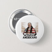 Christlicher Glaube an die katholische Kirche Button (Vorne & Hinten)