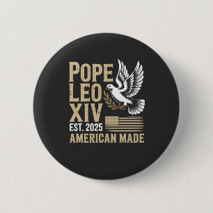 Christlicher Glaube an die katholische Kirche Button