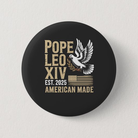 Christlicher Glaube an die katholische Kirche Button (Vorderseite)