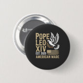 Christlicher Glaube an die katholische Kirche Button (Vorne & Hinten)