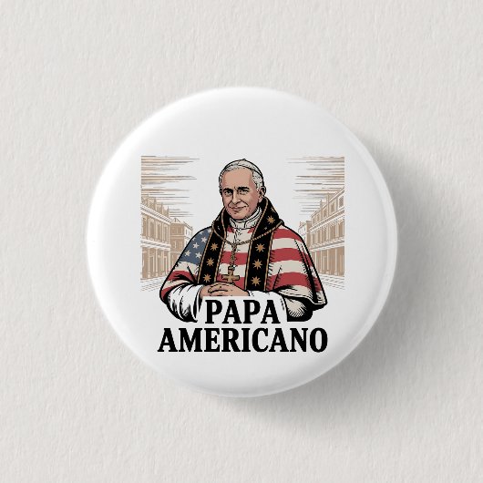 Christlicher Glaube an die katholische Kirche Button (Vorderseite)