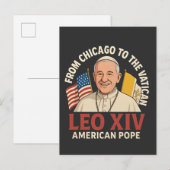 Christlicher Glaube an die katholische Kirche Einladungspostkarte (Vorne/Hinten)