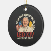 Christlicher Glaube an die katholische Kirche Keramik Ornament (Links)