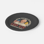 Christlicher Glaube an die katholische Kirche Pappteller (Schrägansicht)