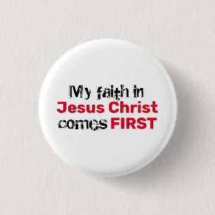 Christlicher GLAUBE AN JESUS Inspirierend Button