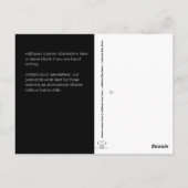 Christlicher Glaube | Beauty from Ashes Postkarte (Rückseite)