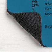 Christlicher Glaube Bibel Schrift Matthäus Bibelve Mousepad (Ecke)