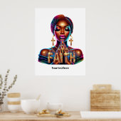 Christlicher Glaube der Afrikaner Poster (Küche)