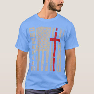 Christlicher Glaube Erlöste Männer Kreuz Gottes Au T-Shirt