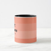 Christlicher Glaube glaubt Bibel Verse Lachs Tasse (Zentrum)