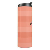 Christlicher Glaube glaubt Bibel Verse Lachs Thermosbecher (Nach links gedreht)