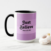Christlicher Glaube glaubt Bibelverse Lila