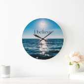 Christlicher Glaube Große Wanduhr (Zuhause)