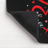Christlicher Glaube Hoffnung Liebe Herzen Religiös Mousepad (Ecke)