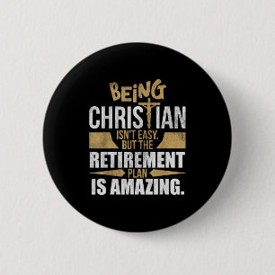 Christlicher Glaube Humor Rentenplan Himmel Amazi Button