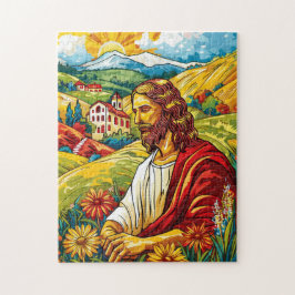 Christlicher Glaube Inspirationskunst für Auferste Puzzle