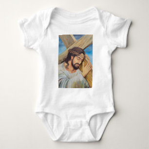 Christlicher Glaube Jesus Christus Baby Strampler