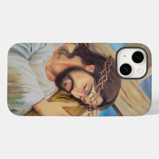 Christlicher Glaube Jesus Christus Case-Mate iPhone Hülle (Rückseite (Horizontal))
