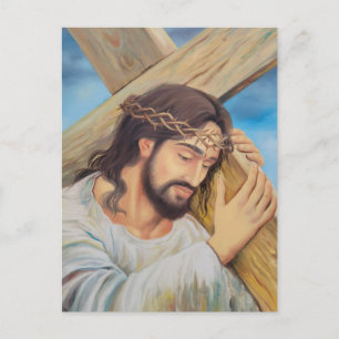 Christlicher Glaube Jesus Christus Einladungspostkarte