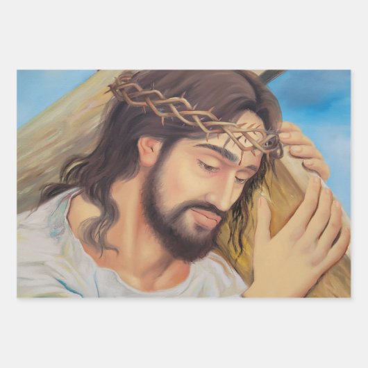 Christlicher Glaube Jesus Christus Geschenkpapier Set (Vorderseite 3)