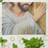 Christlicher Glaube Jesus Christus Geschirrtuch (Gefaltet)