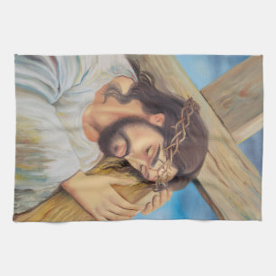 Christlicher Glaube Jesus Christus Geschirrtuch