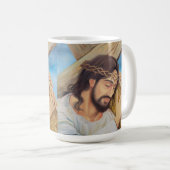 Christlicher Glaube Jesus Christus Kaffeetasse (VorderseiteRechts)