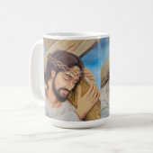 Christlicher Glaube Jesus Christus Kaffeetasse (Vorderseite Links)