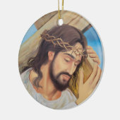 Christlicher Glaube Jesus Christus Keramik Ornament (Links)