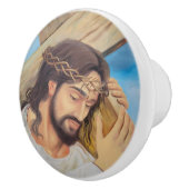 Christlicher Glaube Jesus Christus Keramikknauf (Rechts)